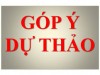 Các văn bản góp ý trong Hội nghị CC-VC đầy đủ